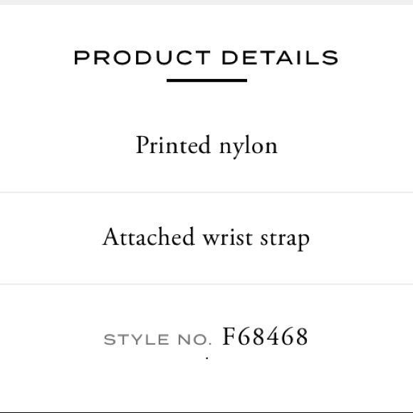 Coach LARGE Signature Tossed Peony Umbrella - Picture 2 of 3